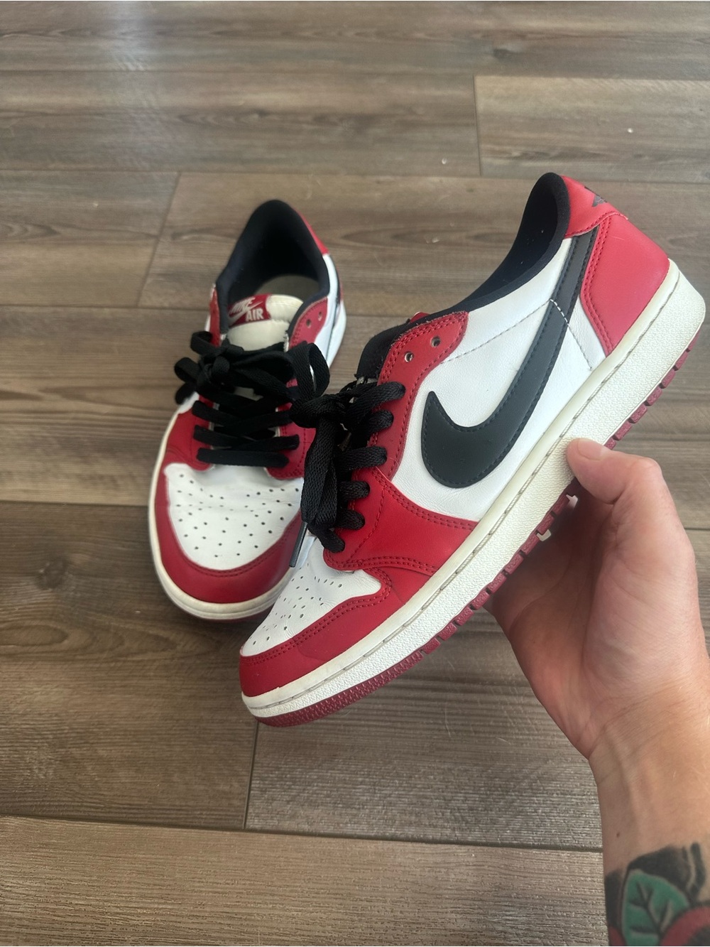 OG 2016 Jordan Chicago Retro 1 Low QS Sz 8.5 Men